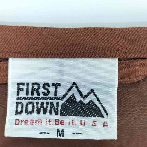 ファーストダウン FIRST DOWN メッシュ切り替え ジップベスト メンズ JPN:M