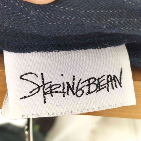 USA製 ピンストライプ 3タック テーパードスラックス レディース 11