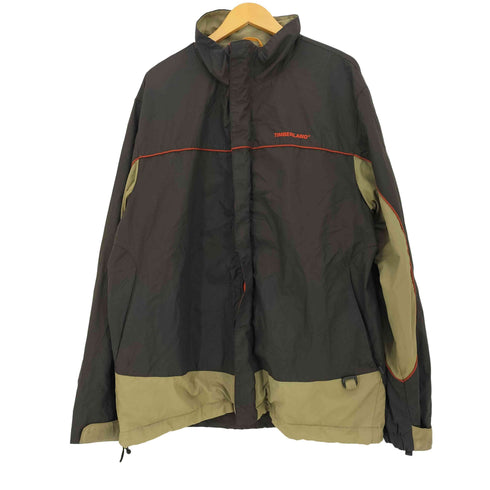 ティンバーランド Timberland 90~00S リップストップ パイピング ツートンナイロンジャケット メンズ import:L
