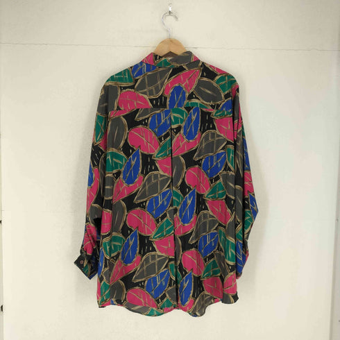 総柄L/S シャツ メンズ