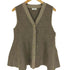 ユナイテッドアローズグリーンレーベルリラクシング UNITED ARROWS green label relaxing ペプラム ジレ ニット プルオーバー -ウォッシャブル- レディース
