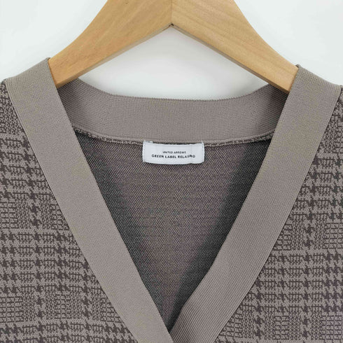 ユナイテッドアローズグリーンレーベルリラクシング UNITED ARROWS green label relaxing ペプラム ジレ ニット プルオーバー -ウォッシャブル- レディース