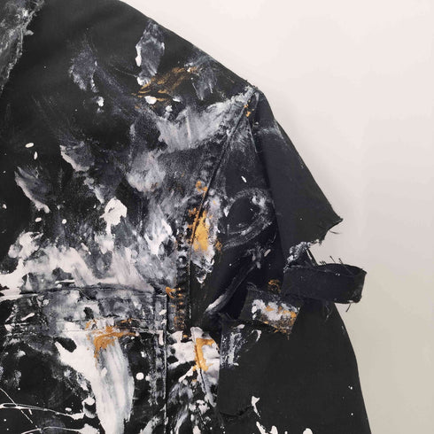NEWTRAL TOKYO ペイント加工 カバーオールジャケット メンズ JPN:1