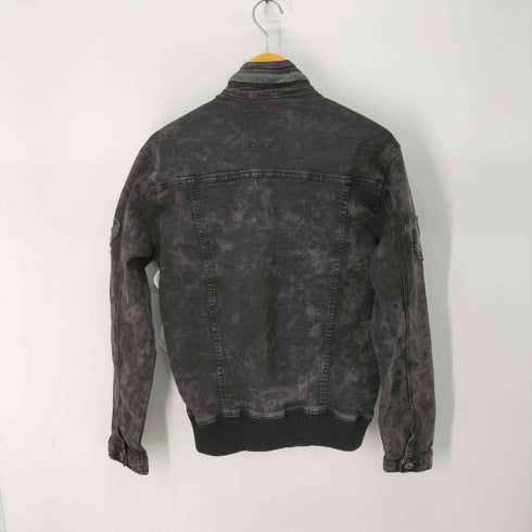 アフリクション AFFLICTION BLACK PREMIUM Y2K 平成 ワッペン デニムジャケット メンズ JPN:S