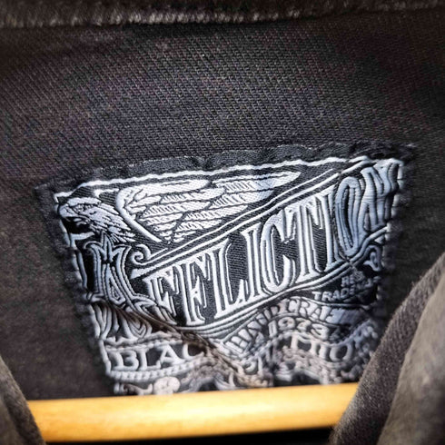 アフリクション AFFLICTION BLACK PREMIUM Y2K 平成 ワッペン デニムジャケット メンズ JPN:S