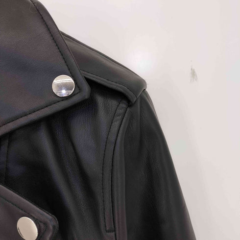 ザラ ZARA フェイクレザー ダブルライダース レディース import:L