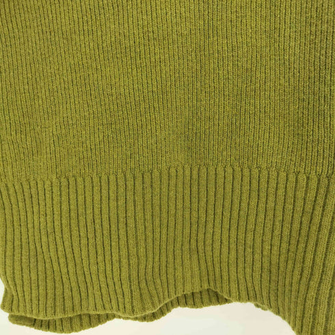 クラネ CLANE 21AW ボーダーワイドスリット タートルネック ニット プルオーバー レディース JPN:1