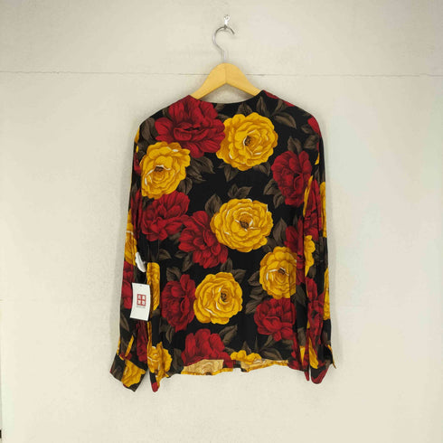jones new york 総柄ノーカラーL/S シャツ メンズ 14