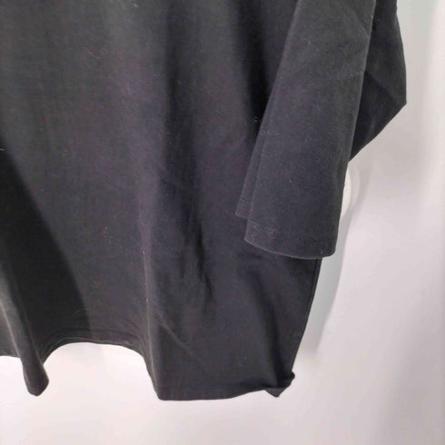 エムワイオービーエヌワイシー M.Y.O.B NYC 両面プリント モックネック 半袖Tシャツ メンズ