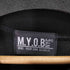 エムワイオービーエヌワイシー M.Y.O.B NYC 両面プリント モックネック 半袖Tシャツ メンズ