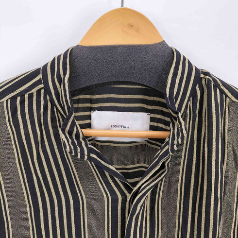 トゥデイフル TODAYFUL Georgette Stripe Shirts レディース JPN:36