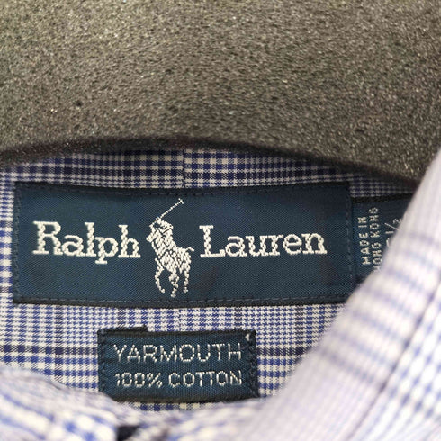 ラルフローレン RALPH LAUREN チェック柄 L/S BDシャツ メンズ 32/33