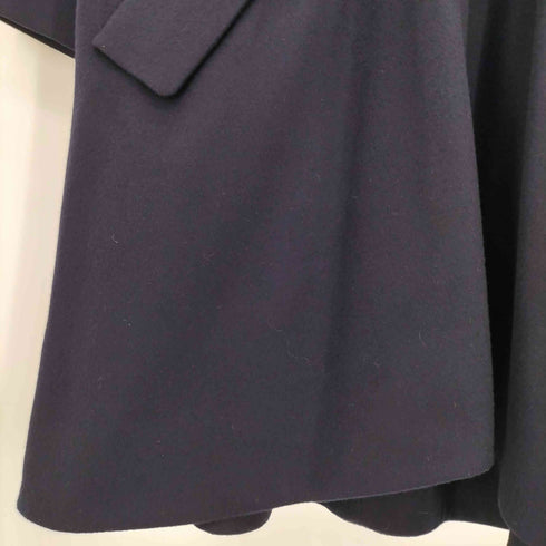 エリン ELIN 17aw Wool-blend asymmetry coat ウールブレンド アシメントリー ノーカラー コート レディース JPN:36