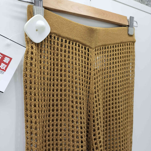 Mediam メッシュニットパンツ レディース JPN:1