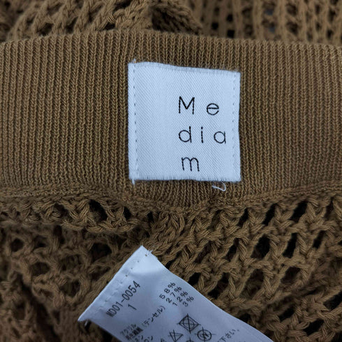 Mediam メッシュニットパンツ レディース JPN:1