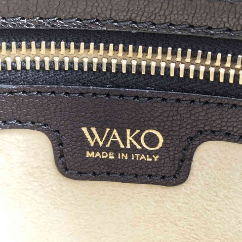ワコー WAKO レザー ショルダー ハンドバッグ レディース