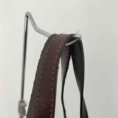 レザーハンドルメッシュバッグ レディース