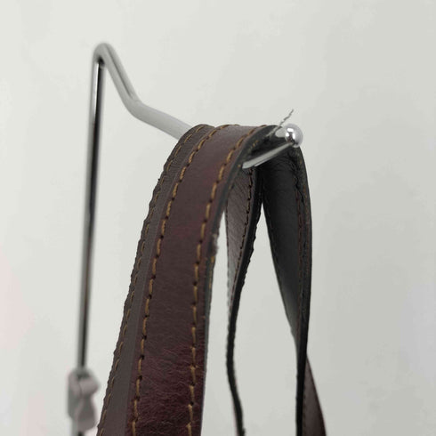 レザーハンドルメッシュバッグ レディース