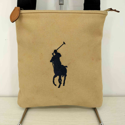 ラルフローレン RALPH LAUREN ビックポニー刺繍 キャンバス サコッシュ ショルダーバッグ メンズ