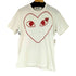 プレイコムデギャルソン PLAY COMME des GARCONS Unisex Printed Heart T-Shirt メンズ L