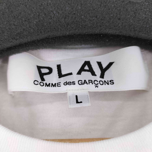 プレイコムデギャルソン PLAY COMME des GARCONS Unisex Printed Heart T-Shirt メンズ L