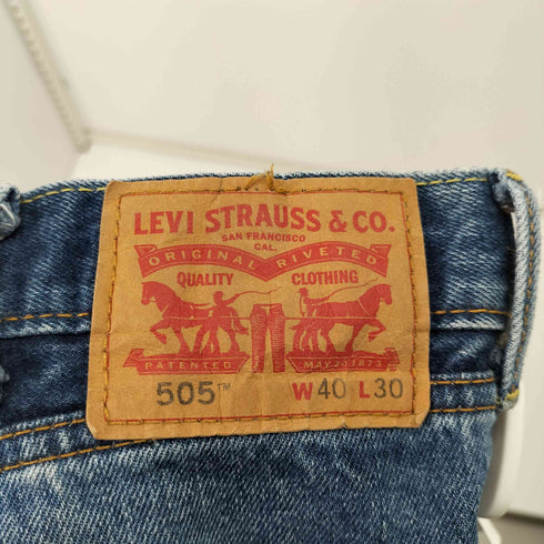 リーバイス Levis 505 ジップフライ ストレートデニムパンツ メンズ W40