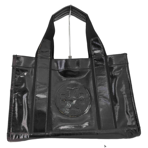 トリーバーチ TORY BURCH ロゴ ナイロン エナメル ワンショルダー ハンドバッグ メンズ