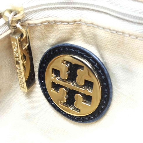 トリーバーチ TORY BURCH ロゴ ナイロン エナメル ワンショルダー ハンドバッグ メンズ