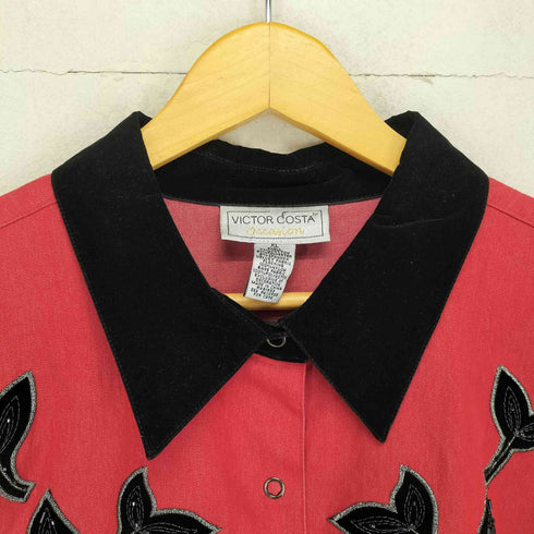 victor costa occasion 襟切替 L/S シャツ メンズ XL