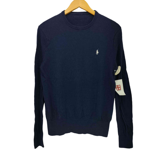 ラルフローレン RALPH LAUREN ポニー刺繍カシミヤ混クルーネックニット レディース