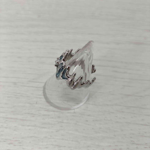 ラインストーン シルバーリング メンズ 9号