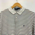 ポロバイラルフローレン Polo by RALPH LAUREN GOLF FIT スモールポニー刺繍 ボーダー ポロシャツ メンズ import:L