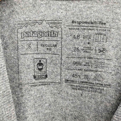 パタゴニア patagonia Responsibili-Tee メンズ import:S