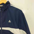 アディダス adidas パフォーマンスロゴ スリーストライプ ナイロンジャケット メンズ import:M