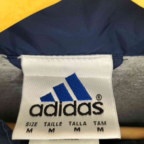 アディダス adidas パフォーマンスロゴ スリーストライプ ナイロンジャケット メンズ import:M