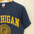 ラッセルアスレチック RUSSELL ATHLETIC 90S USA製 MICHIGAN ラバープリント クルーネックTシャツ メンズ import:S