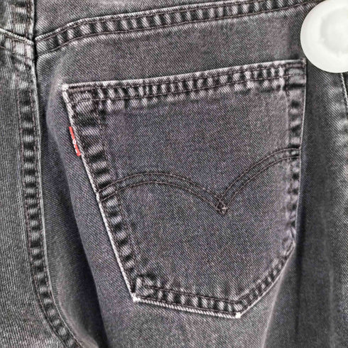 リーバイス Levis USA製 ボタン裏554刻印 560 先染め ブラックデニムパンツ メンズ W30 L32