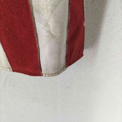 国旗デザインスエードジャケット メンズ