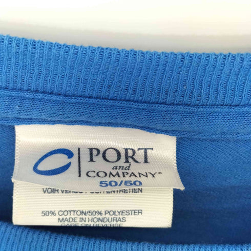 ポートアンドカンパニー PORT and COMPANY 00S 企業ロゴ クルーネックTシャツ メンズ import:M