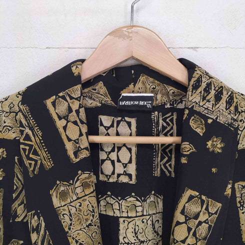 FASHIONBUG 総柄テーラードジャケット メンズ