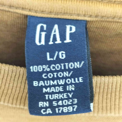 ギャップ Gap 00S フロントプリント クルーネックTシャツ メンズ import:L