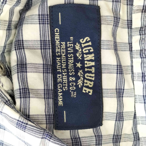 リーバイス Levis SIGNATURE チェック ウエスタン S/S シャツ メンズ import:XL