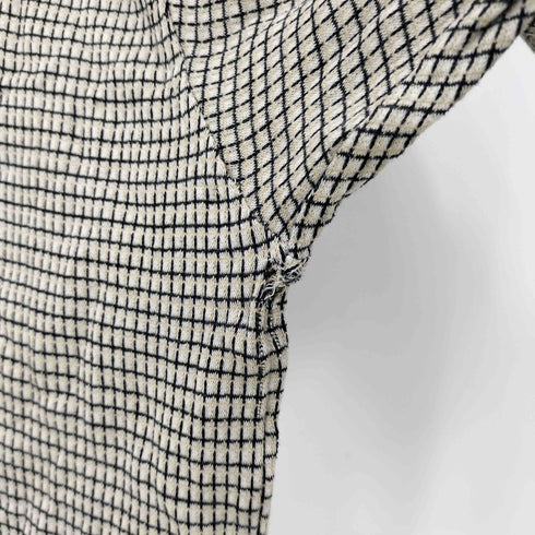 80S TWO-PLY インド製 チェック ポロシャツ メンズ import:XL