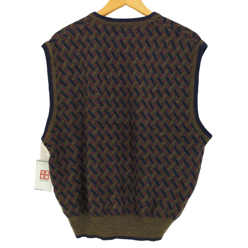 FLORENCE TRICOT イタリア製 Vネック ニットベスト メンズ