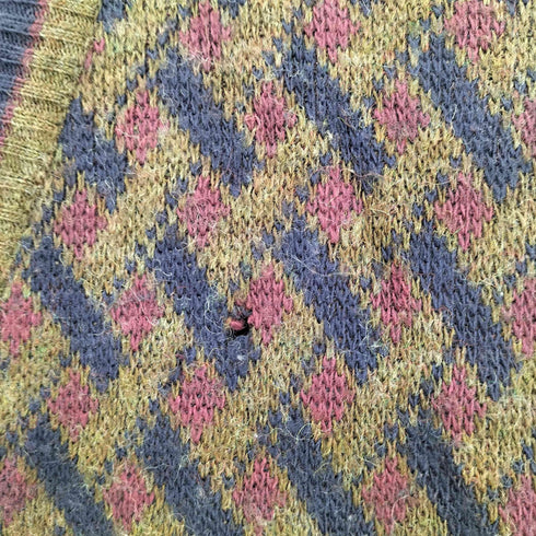 FLORENCE TRICOT イタリア製 Vネック ニットベスト メンズ