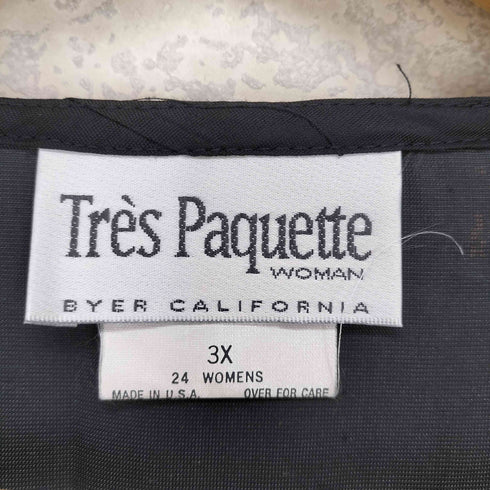 Tres Paquette パッチワーク ベロア1Bテーラードジャケット メンズ 3X