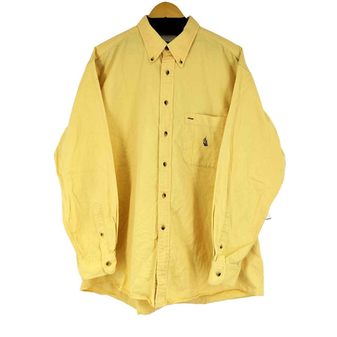 ノーティカ NAUTICA ワンポイントロゴ刺繍 BD L/S シャツ メンズ import:XL