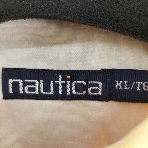 ノーティカ NAUTICA ワンポイントロゴ刺繍 BD L/S シャツ メンズ import:XL
