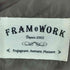 フレームワーク FRAMeWORK 羊革 ダブルライダースジャケット レディース JPN:38