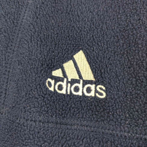アディダス adidas ロゴ刺繍 フリースジャケット メンズ